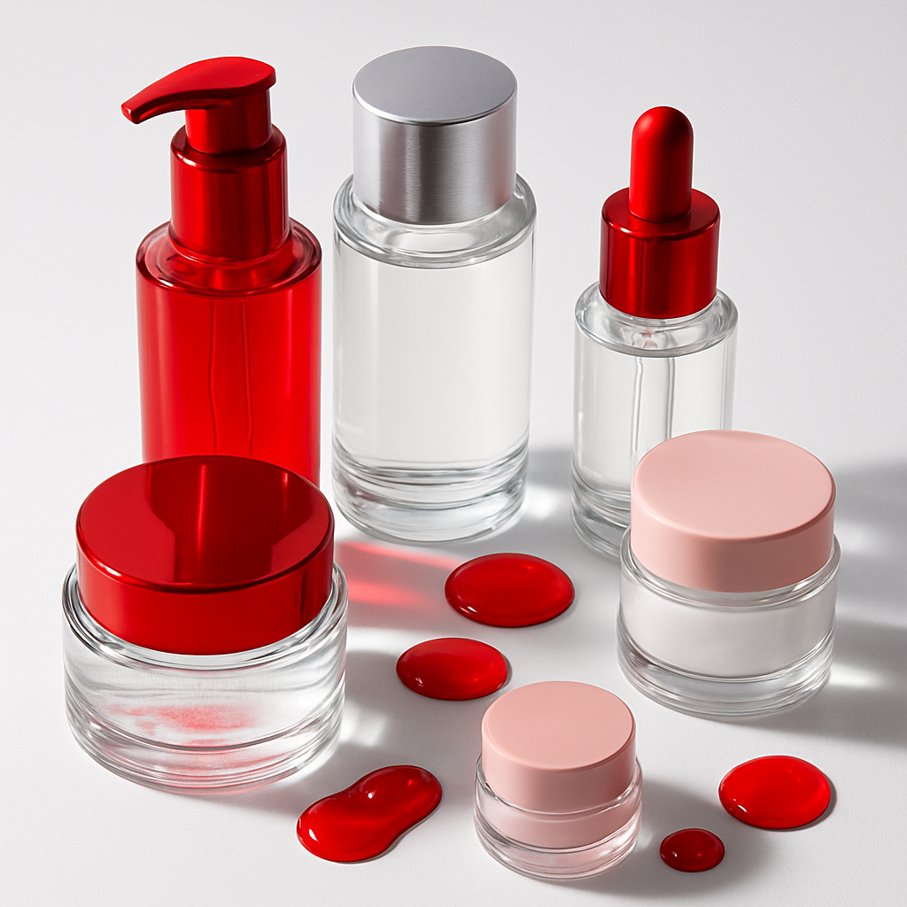 Vibrant colorful WinMoon skincare collection